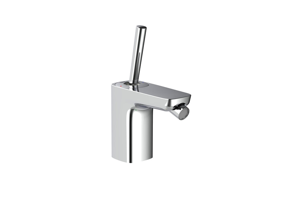 ROCA A5A606DC00 PALS Grifo Monomando Bidé con Desagüe Automático Cromo