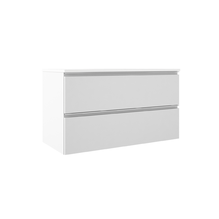 VISOBATH GRANADA Conjunto Mueble Completo Suspendido 2 Cajones Blanco Mate