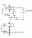 GROHE 29 193 DL1 ESSENCE Monomando Lavabo Mural Tamaño L Cobre Cepillado