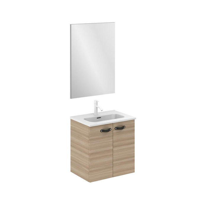 AMIZUVA 127014 ANEKO Conjunto Mueble Mini Nogal Arenado