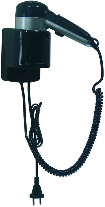 MEDICLINICS SC0020CS Secador de Cabello Individual Acabado Negro Potencia 540-1240W