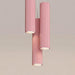 SOLLUX SL.2338 Lámpara Colgante Karbon 3P Rosa