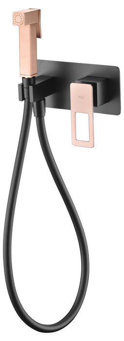 IMEX BDC032-5NOR SUECIA Grifo de Bidé Empotrado Negro Oro Rosa