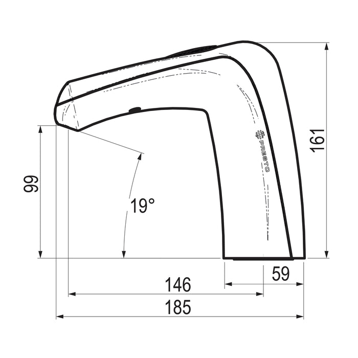 PRESTO 79051 Domo Touch L Cromo