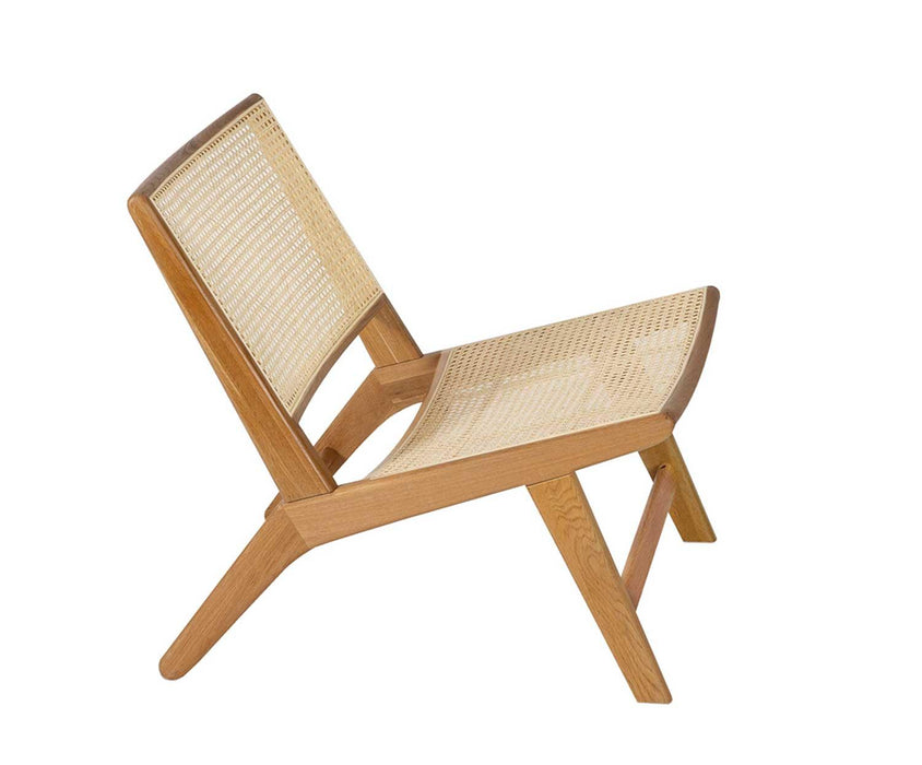 ANDREA HOUSE MU73122 Sillón Bali Madera Roble 60x72x67,5  cm