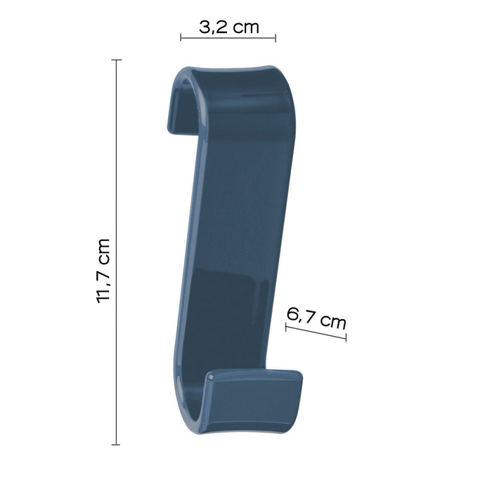 GEDY 20256500900 MERLINO Percha Radiador Azul