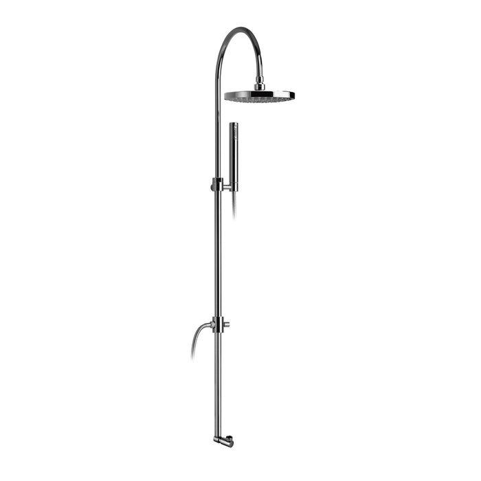 PRESTO 269200 Columna con rociador y accesorios minimalista para grupo de baño Cromo