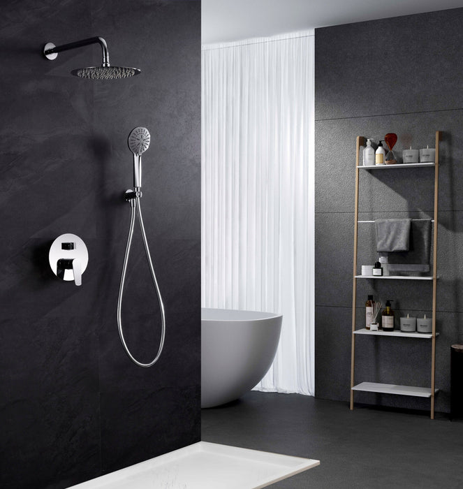 IMEX GPZ044 BÉLGICA Conjunto de Ducha Empotrado Monomando Cromo