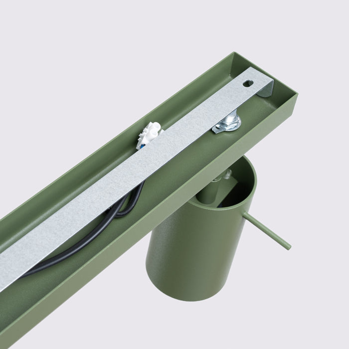 SOLLUX SL.1505 Lámpara de techo RING 6L verde oliva verde oliva