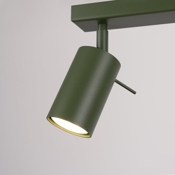 SOLLUX SL.1501 Lámpara de techo RING 2 verde oliva verde oliva