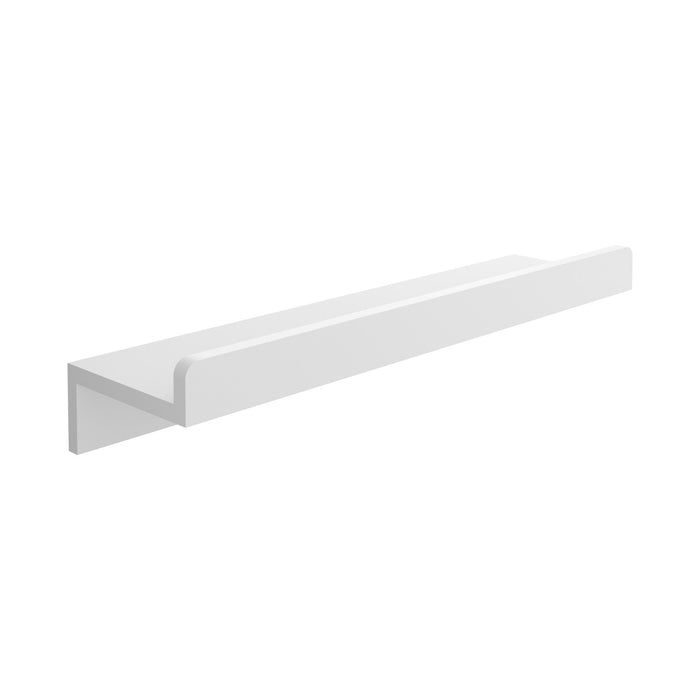 SALGAR 24733 SOLID SURFACE Repisa Toallero Adhesivo 60 cm Blanco