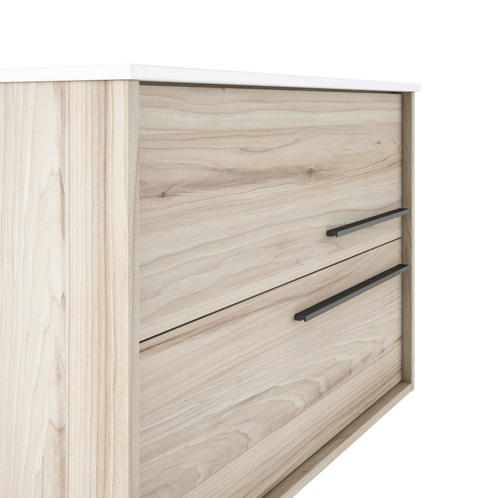 VISOBATH AQUA Mueble de Baño con Lavabo Color Aliso Tirador Grafito