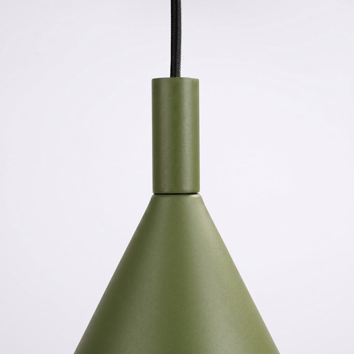 SOLLUX SL.2525 Lámpara colgante NOX 25 verde oliva