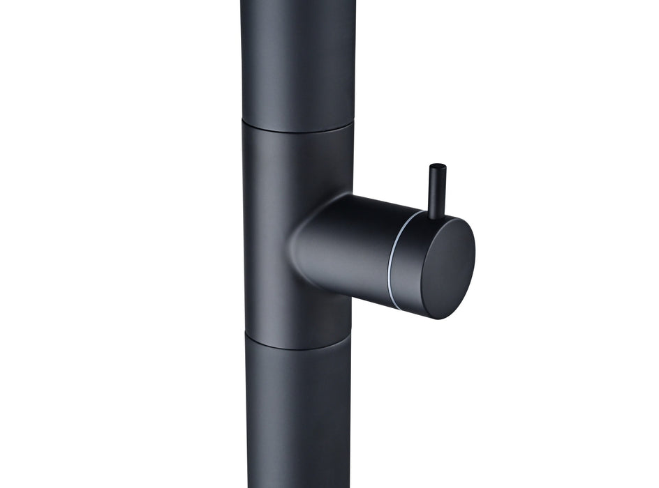 POOLIMEX GPN009/ANG NEVADA Grifería De Piscina Acero S.316 Negro Mate