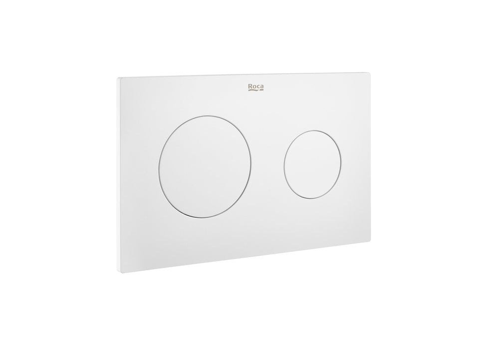 ROCA A890189207 PL10 ONE DUAL Placa de Accionamiento Blanco Mate Posterior a 2021