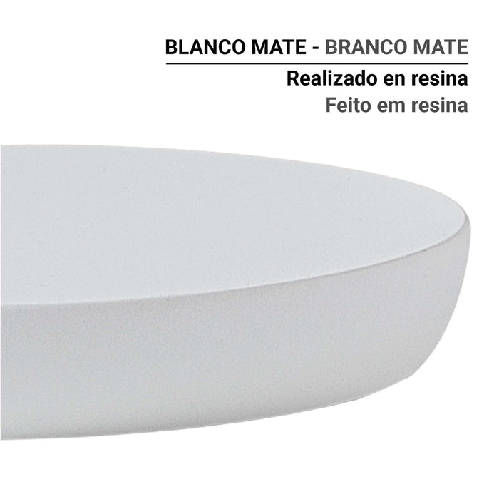 GEDY BR110200000 BRENDA Jabonera Blanco Mate