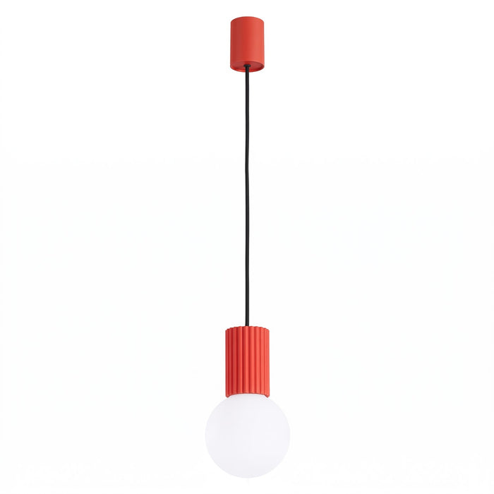 SOLLUX SL.2396 Lámpara Colgante Halo 1 Roja