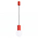 SOLLUX SL.2396 Lámpara Colgante Halo 1 Roja