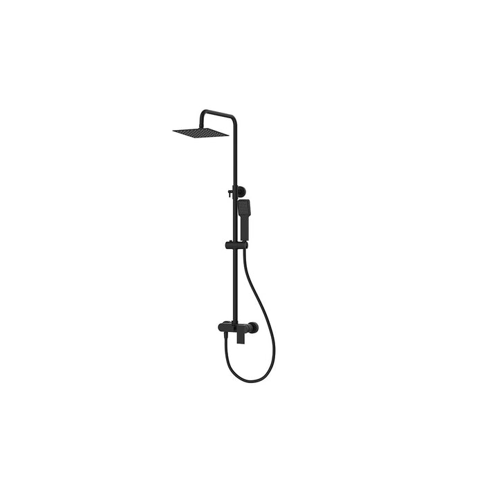 ARCOBAÑ 13CDNECU Columna Monomando Ducha Cuadrada Negro