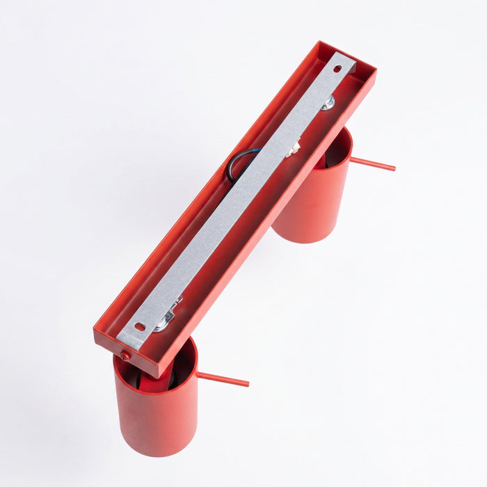 SOLLUX SL.2190 Plafón RING 2 rojo