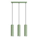 SOLLUX SL.3310 Lámpara Colgante Rayo 3L Verde Salvia