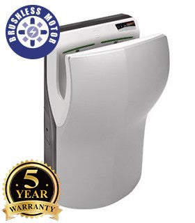 MEDICLINICS M24ACS-I DUALFLOW PLUS BRUSHLESS Secamanos Automático con Ionizador Satinado