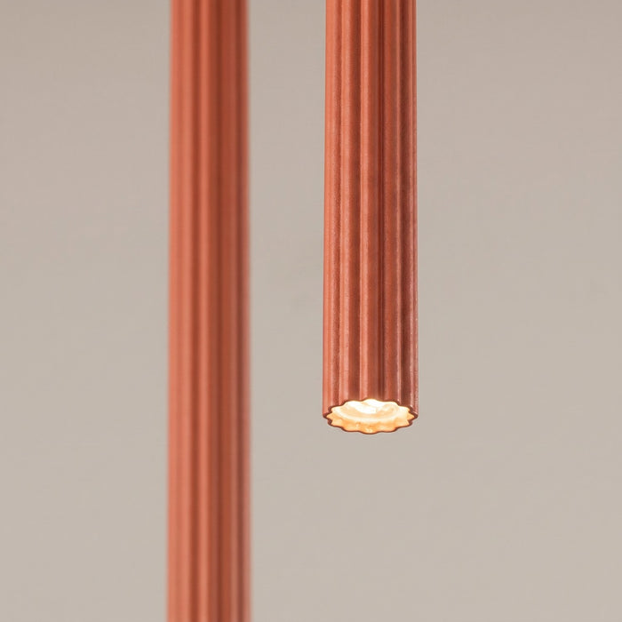 SOLLUX SL.2040 Lámpara Colgante Arche 2P Ocre Rojo
