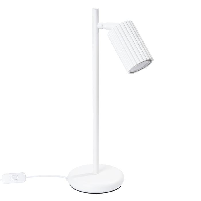 SOLLUX SL.1548 KARBON Lámpara De Mesa Blanca