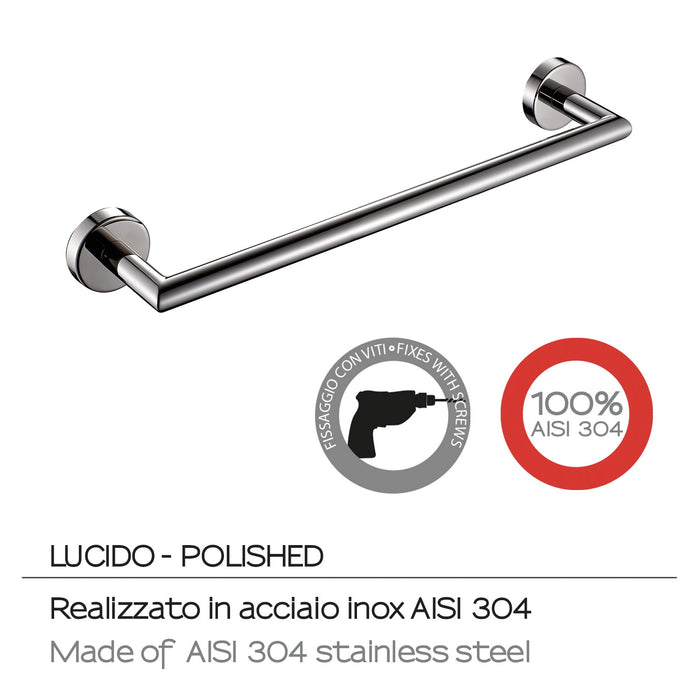 GEDY 50213013000 PROJECT Toallero 30 cm Cromo