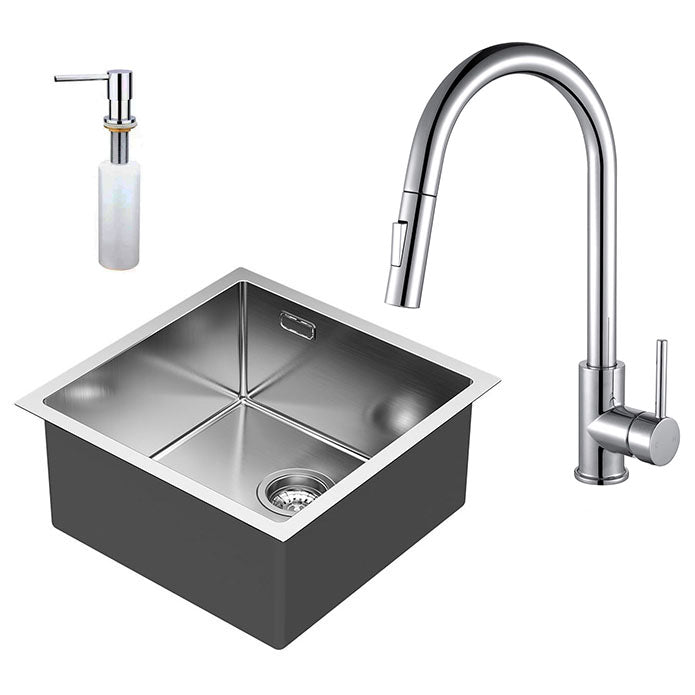 LLAVISAN 835011 ABSOLUT Pack Fregadero 40+Grifo Brook+Dispensador