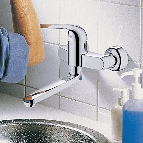 GROHE 32 793 000 EUROECO Special Lavabo Mural Caño Largo