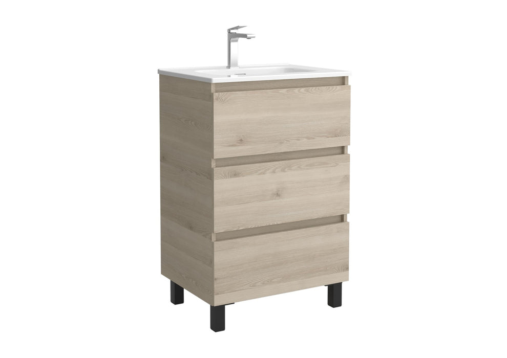 SALGAR BEQUIA Mueble 3C Lavabo Constanza Natural