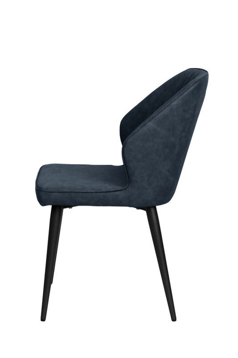 FURNITURE STYLE FS7031MAREPU TRIANA Pack 4 Sillas de Comedor Imitación Piel Color Gris Marengo