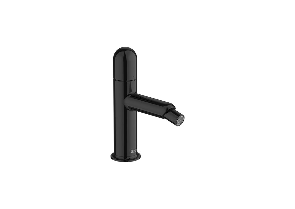 ROCA A5A6X3FCN0 NU Grifo Monomando de Bidé Maneta Dome Negro Titanio