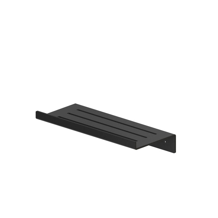 BELTRAN 10481 ETNA Repisa Estante Plegada En Borde De Pared Ranurada Negro