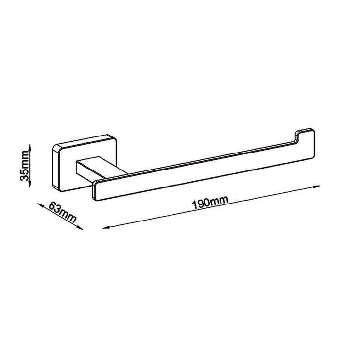 LLAVISAN 839554 Pack 4 Piezas Acc Baño Quad Antracita