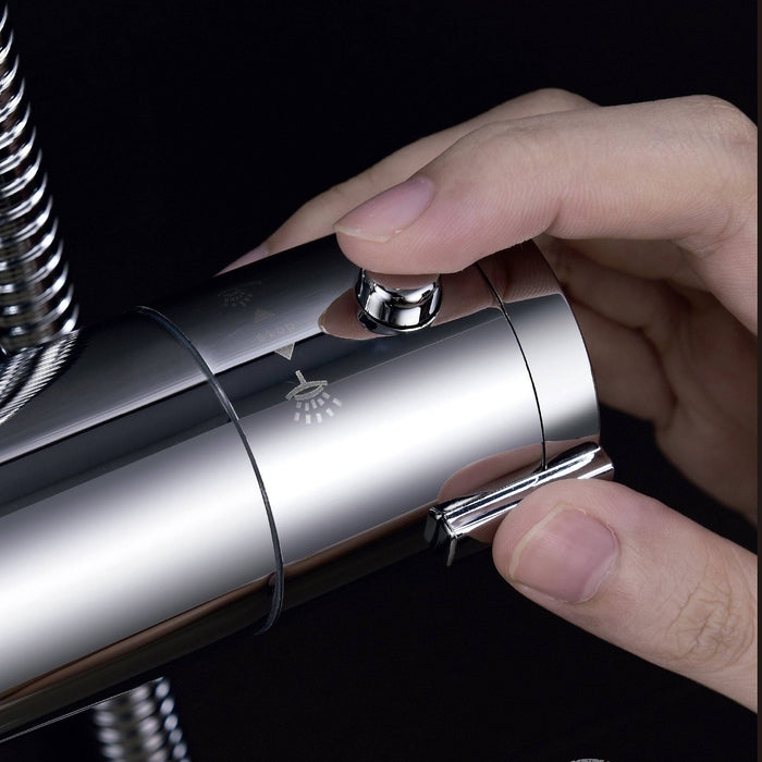 IMEX BTL011 LONDRES Grifo Termostático Conjunto de Ducha Telescópico