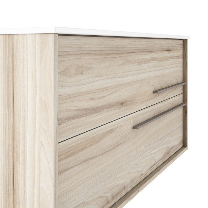 VISOBATH AQUA Mueble de Baño con Lavabo Color Aliso Tirador Quarzo