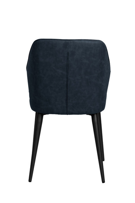 FURNITURE STYLE FS7031MAREPU TRIANA Pack 4 Sillas de Comedor Imitación Piel Color Gris Marengo