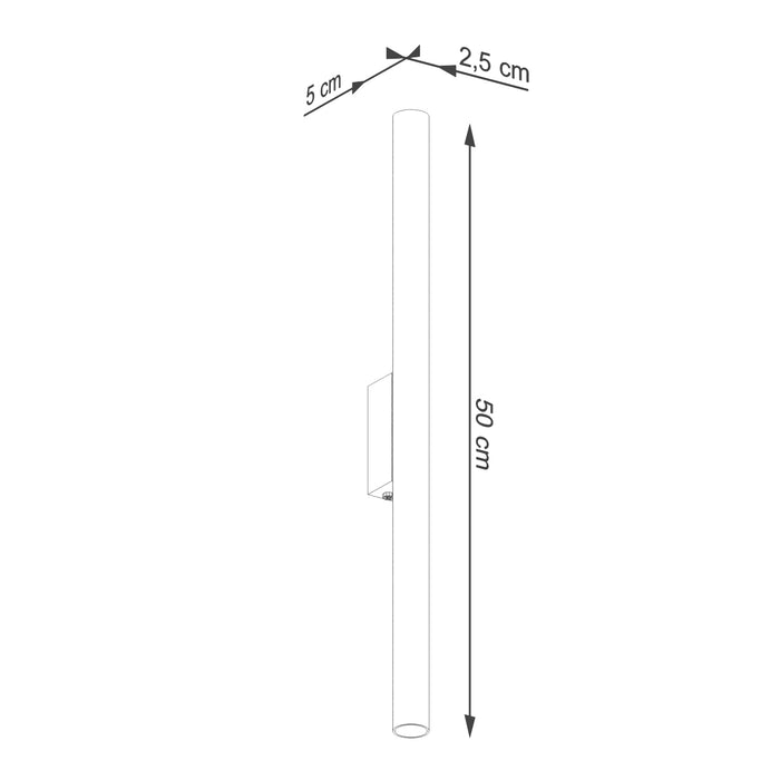 SOLLUX SL.2124 Aplique de pared PASTELO 2 burdeos