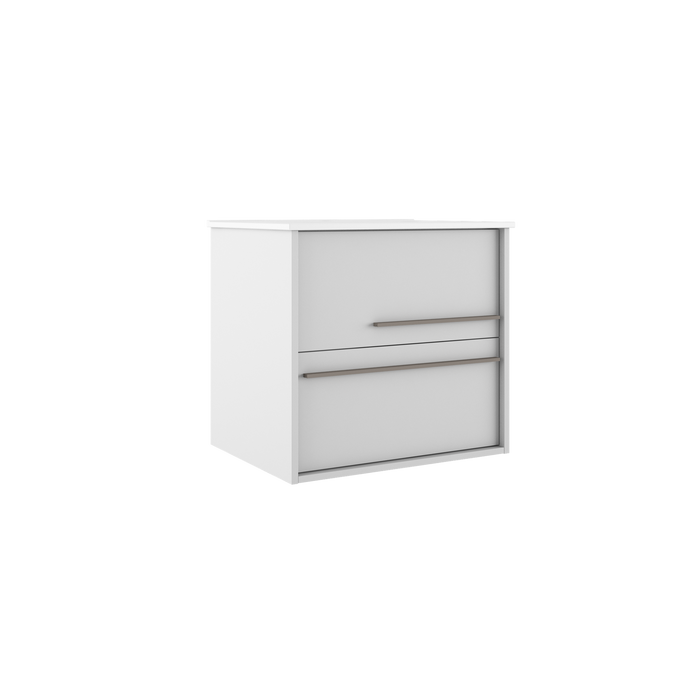 VISOBATH AQUA Mueble de Baño con Lavabo Color Blanco Ada Mate Tirador Quarzo