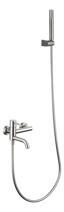 IMEX BDM039-4NQ MONZA Grifo Monomando Baño/Ducha Color Níquel Cepillado