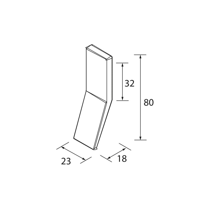 SALGAR 113733 UNIIQ Tirador Cromado