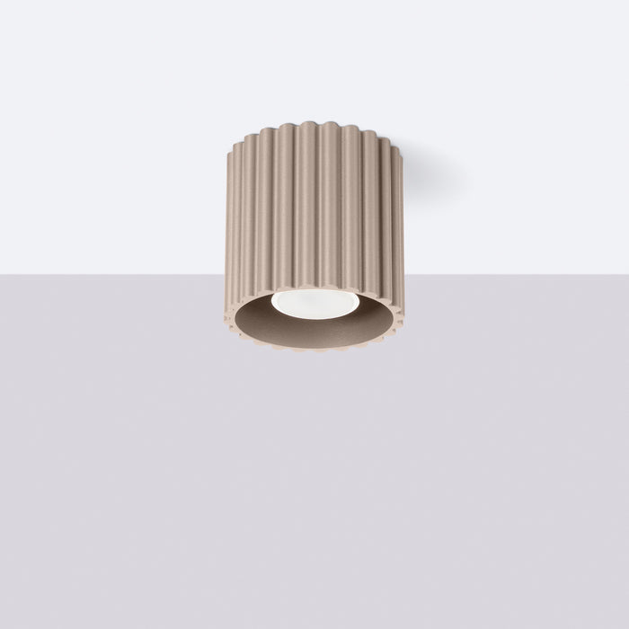 SOLLUX SL.1814 AURA Lámpara De Techo 1 Taupe Gu10