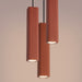 SOLLUX SL.3199 Lámpara Colgante Rayo 3P Ocre Rojo