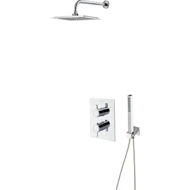 RamonSoler 948722RK300 BLAUTHERM Empotrado 2 Vias Cuadrado Cromo