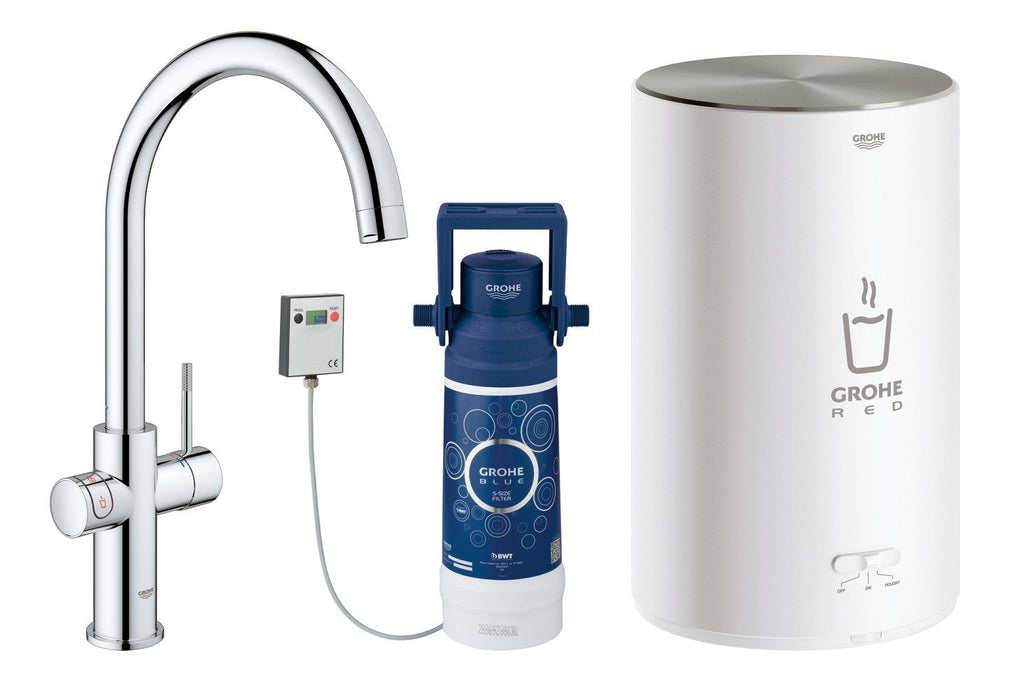 GROHE 30 083 001 Red Duo Mezclador Fregadero Boiler 4L