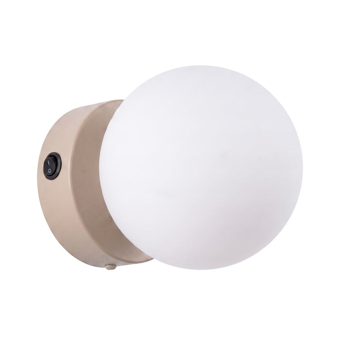 SOLLUX SL.2237 Aplique Yoli 1 Taupe Con Interruptor