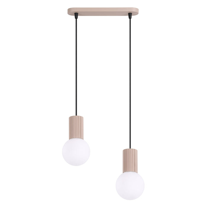 SOLLUX SL.1988 Lámpara Colgante Halo 2L Taupe