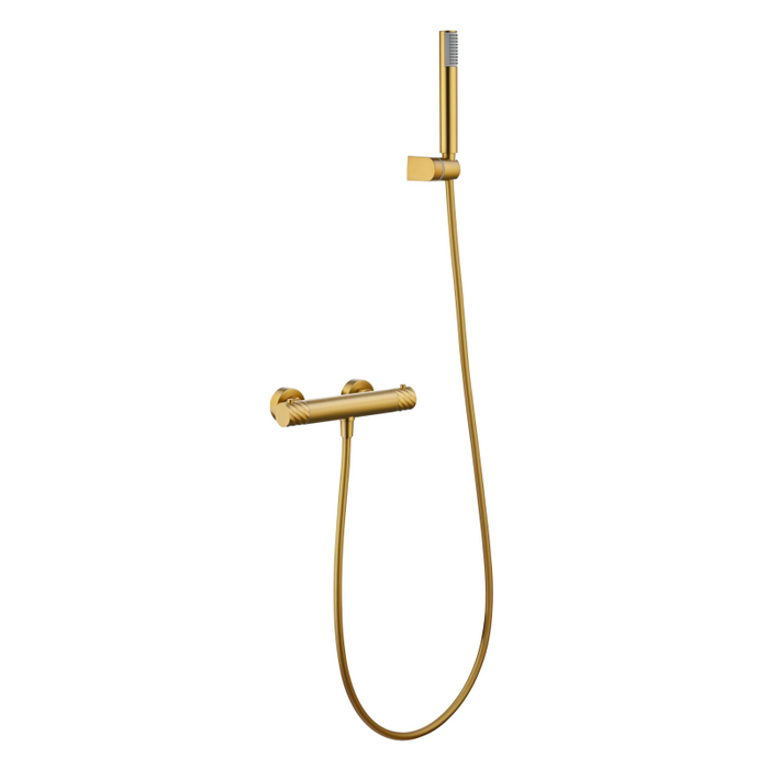IMEX BTB063-5OC BLESS-PALAU Termostatico Kit Oro Cepillado